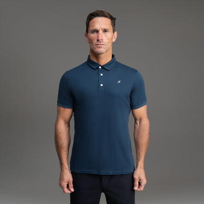 Cloud Polo Shirt - Deep Sea