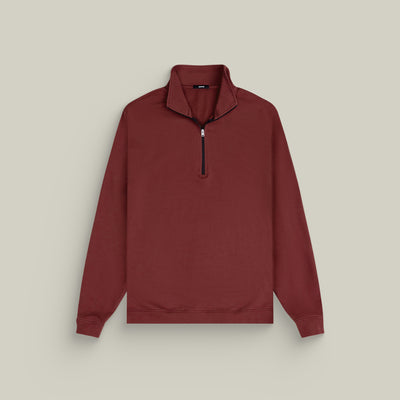Cumulus Quarter Zip - Maroon