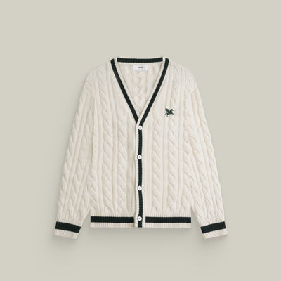 Cashmere Cableknit Cardigan