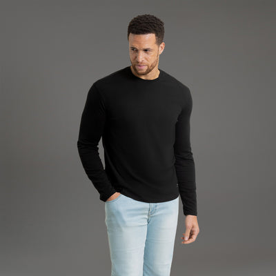 Cloud Long Sleeve T-Shirt - Black