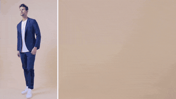 bespoke ultimate travel suit custom-made with athleisure fabric lululemon of suits