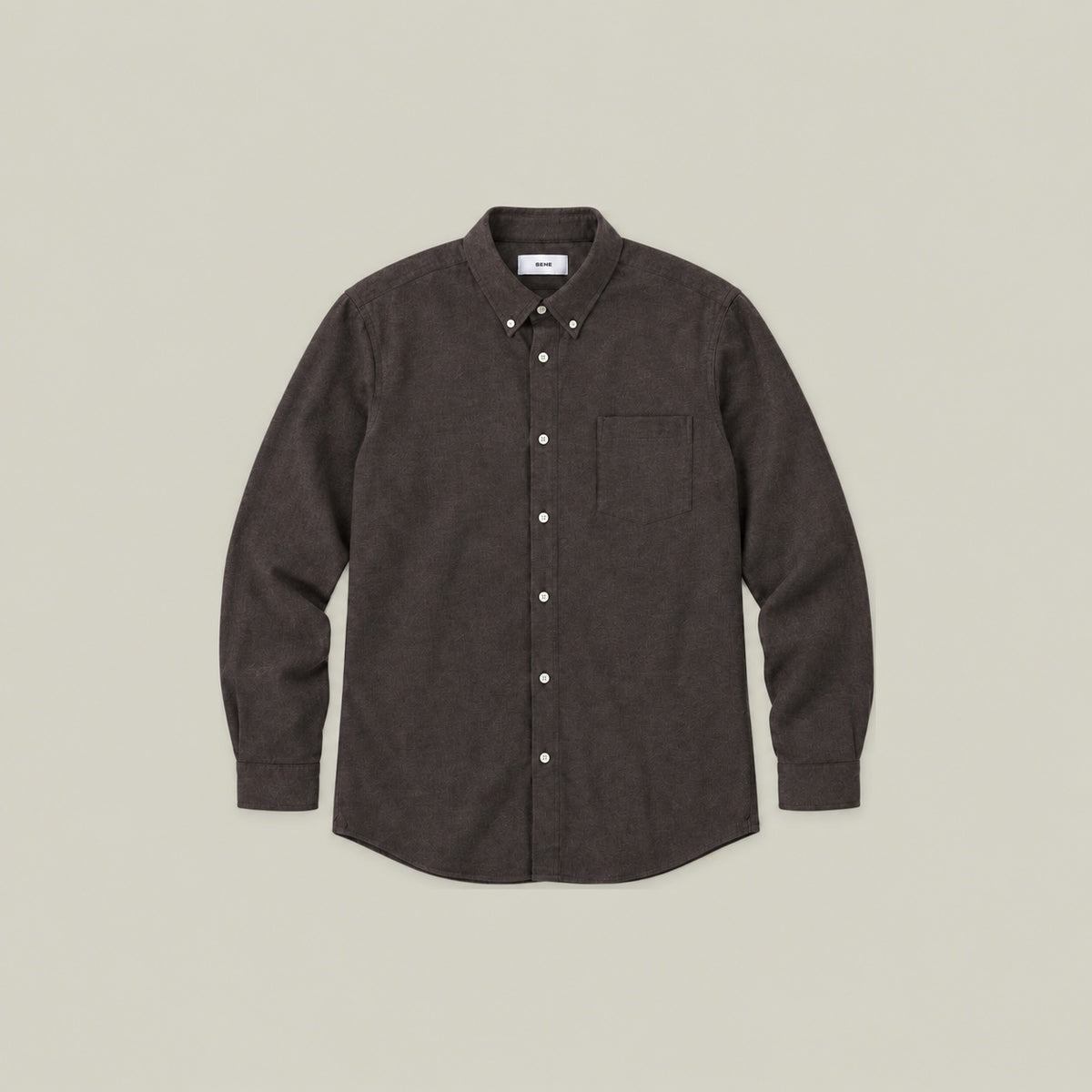 Flannel Shirt model Tyler in Ristretto