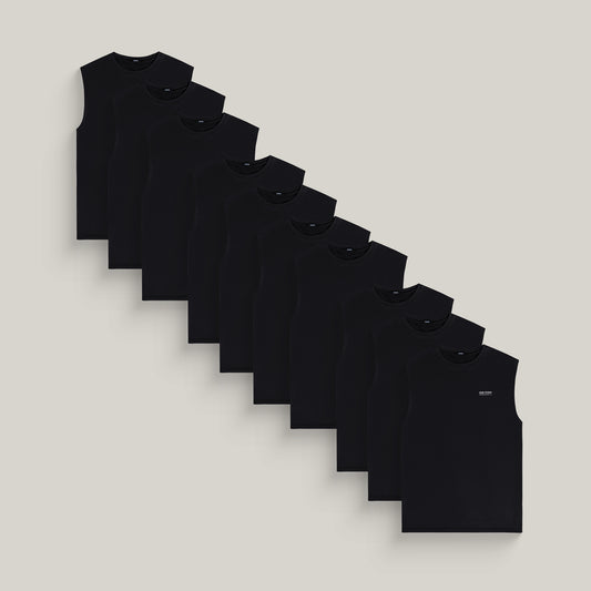 shade commissioned tank top model Tyler in Mixed