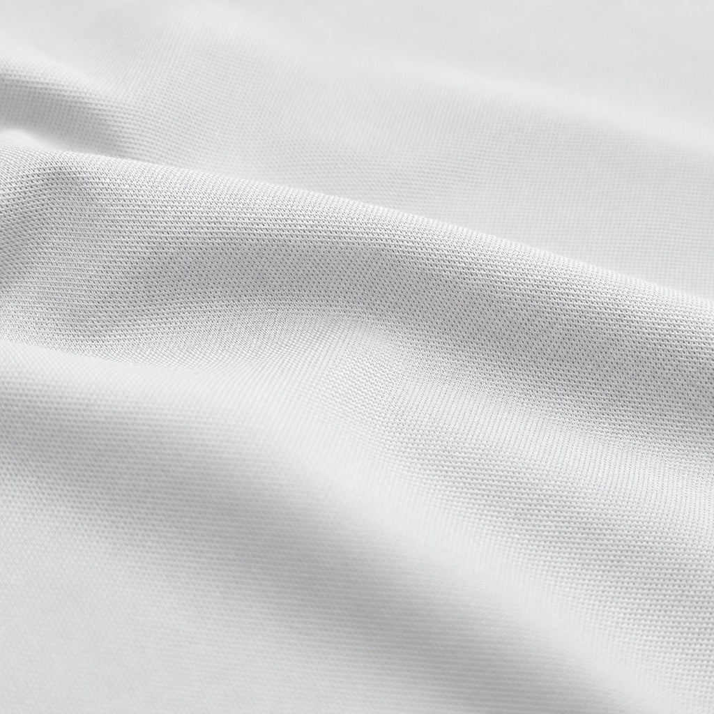 Stretch Pique Polo model Matteo in White