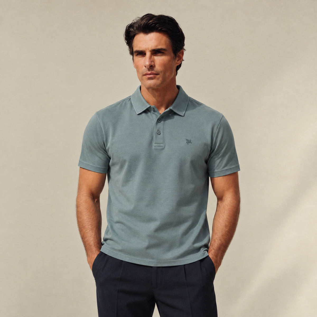 Pima Reserve Polo model Matteo in Steel