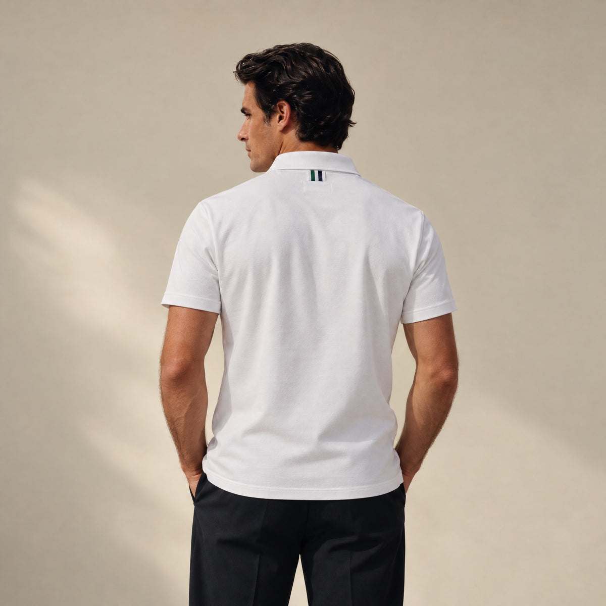 Pima Reserve Polo model Matteo in White