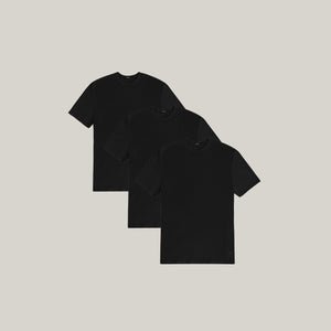 Cumulus All-Black Crew 3-Pack