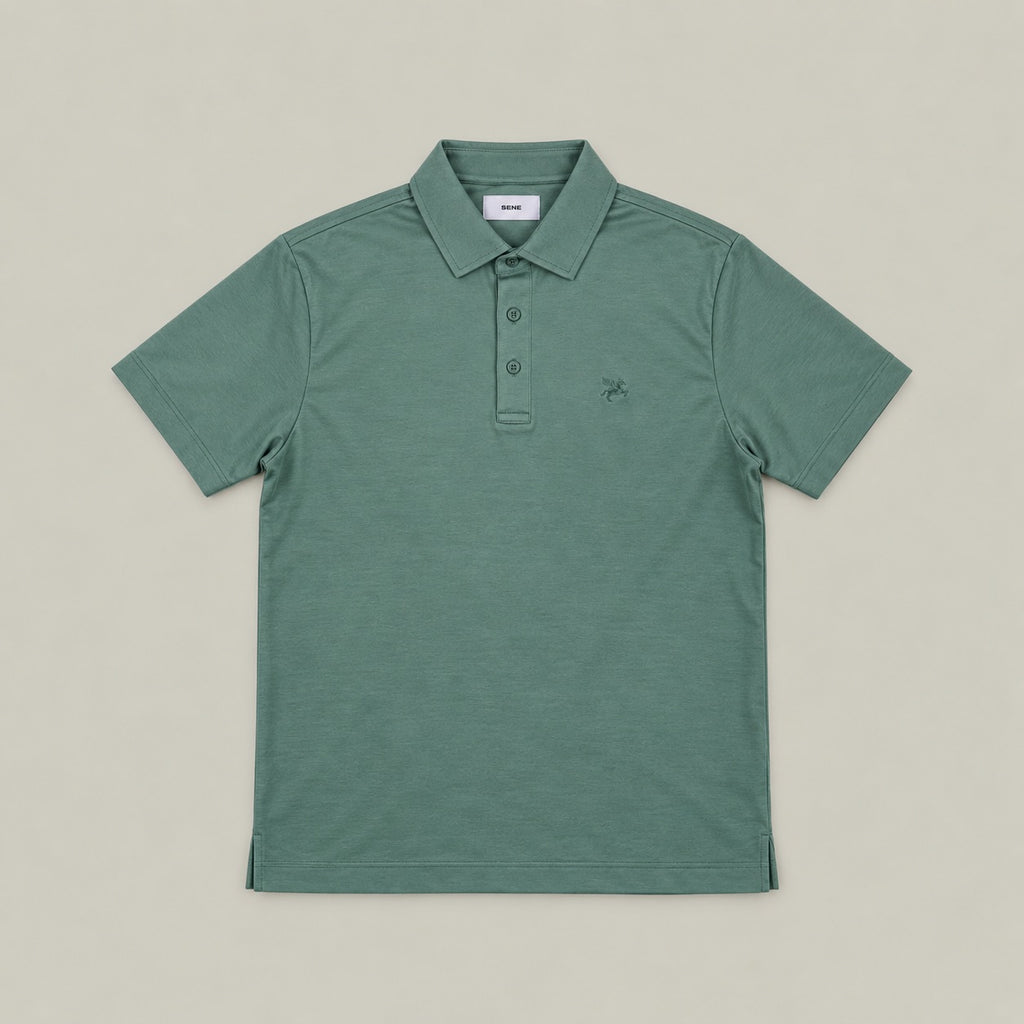 Pima Reserve Polo model Matteo in Sea Moss