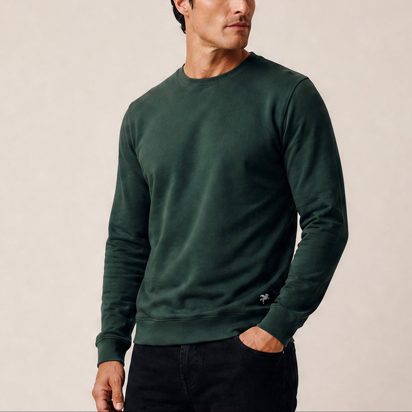 cumulus pullover model matteo in pine grove