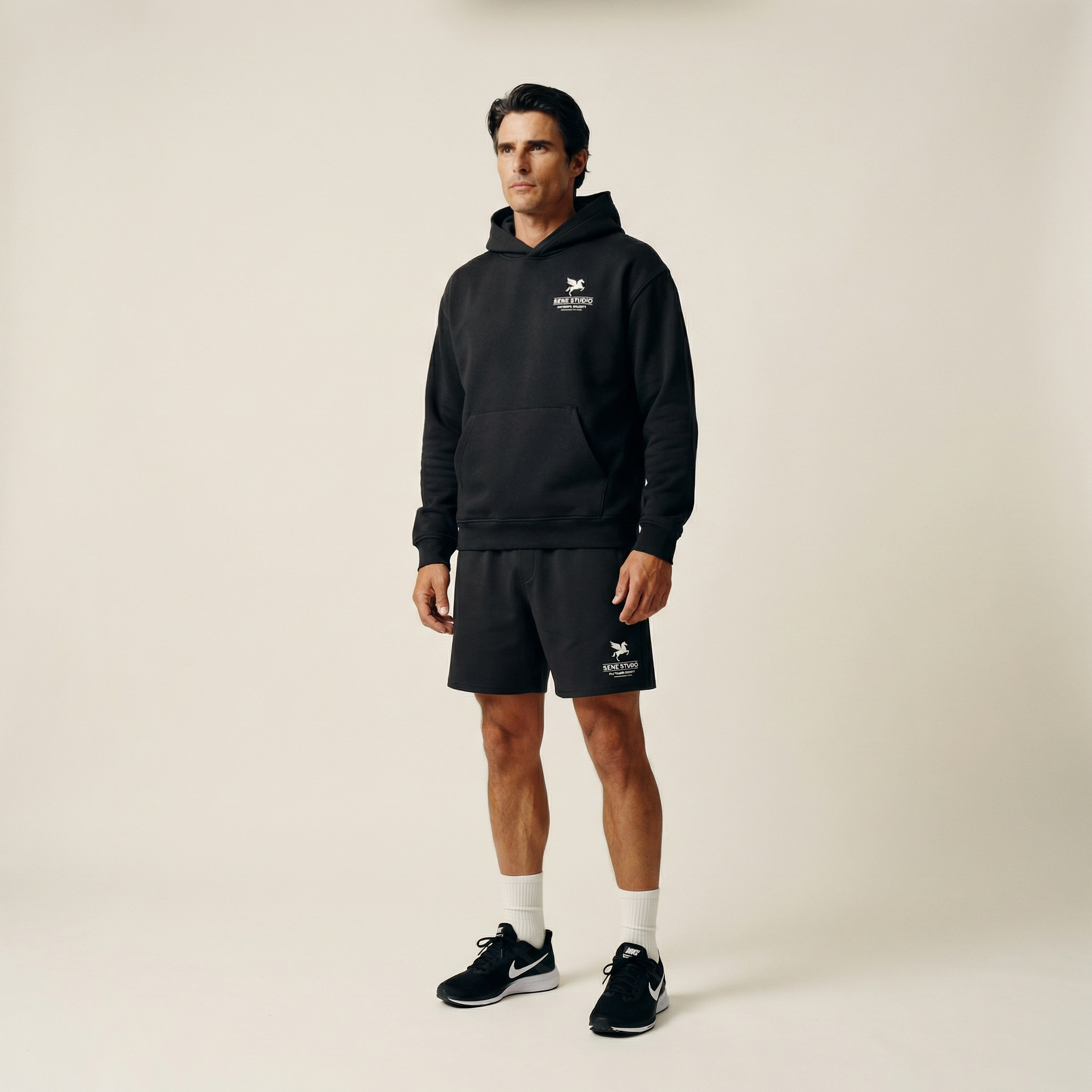 Tags:(Large | 6'2" - 180) Custom t-shirt tee model Kive in Black