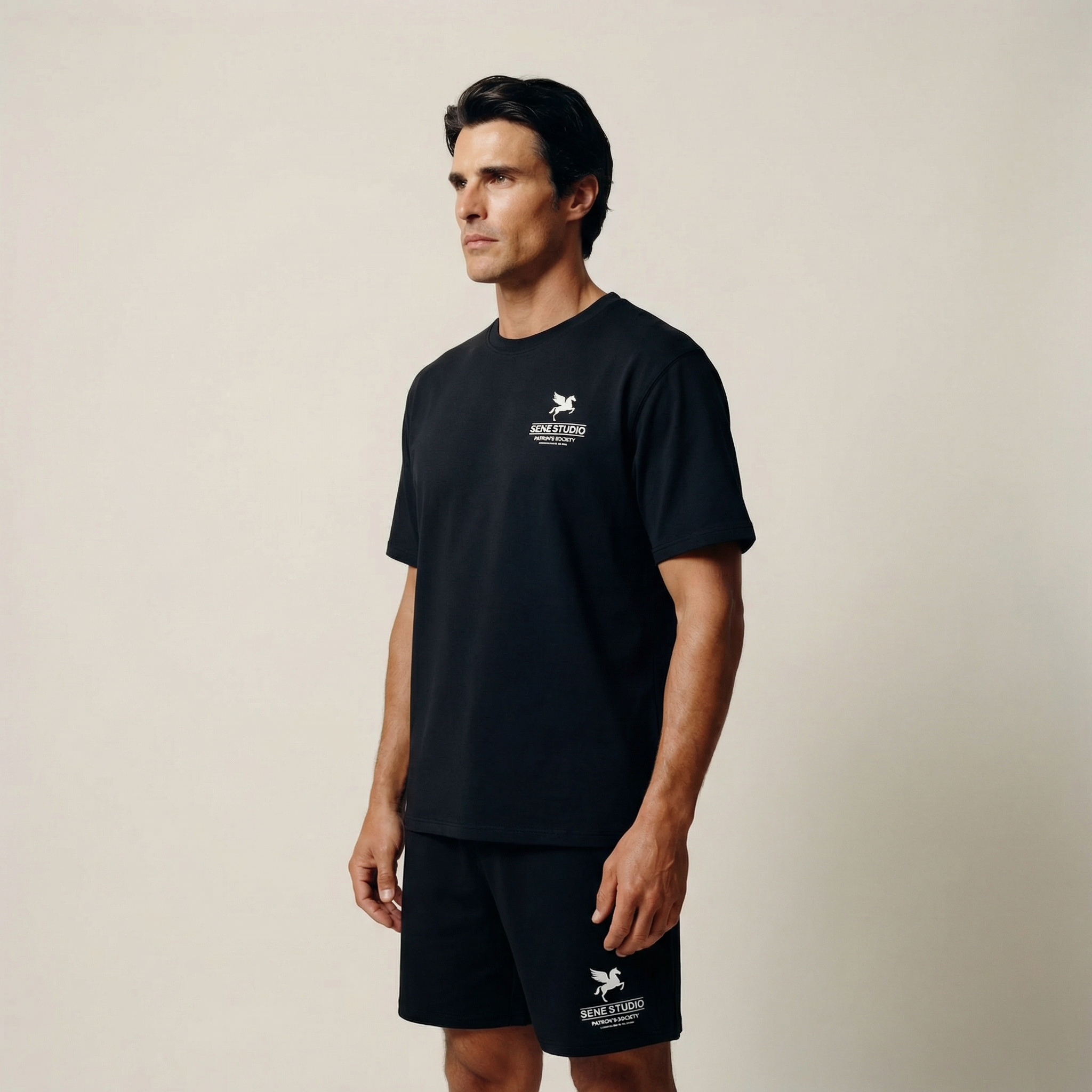 Tags:(Large) Custom t-shirt tee model Kive in Black