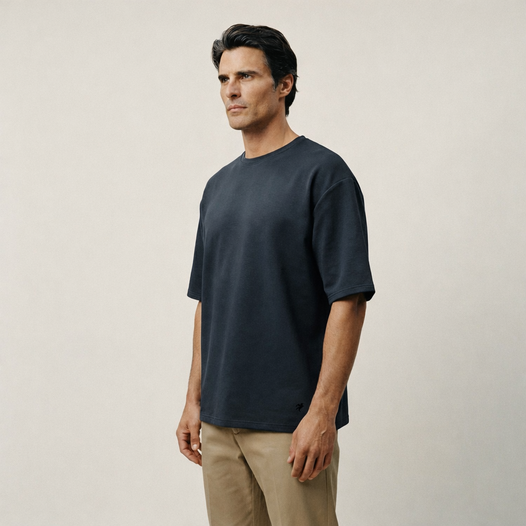 Tags:(6’2" - 180 lbs|Large) Custom t-shirt tee model Kive in Midnight