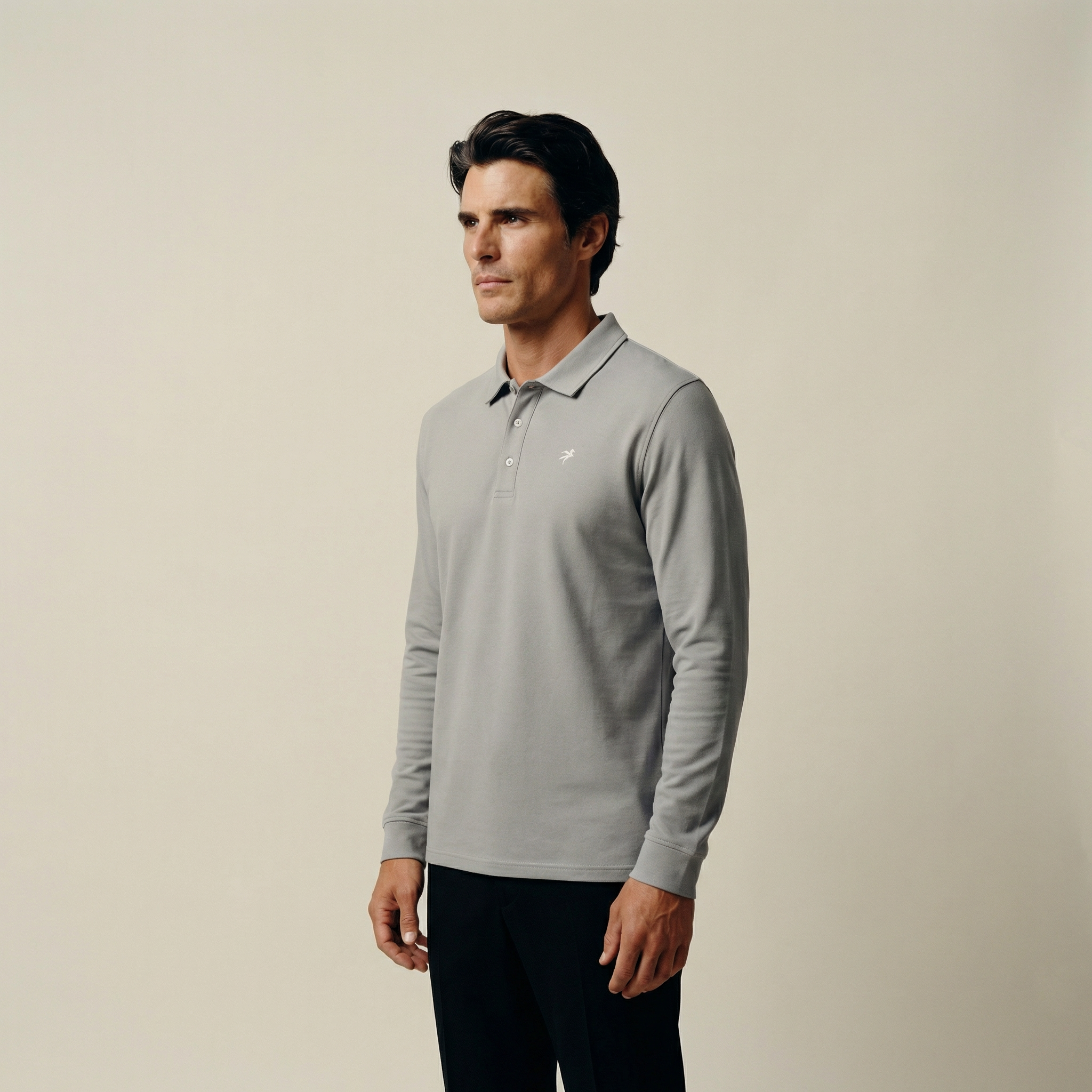 Tags:(6’2" - 180 lbs|Large) Custom t-shirt tee model Kive in Frost Gray