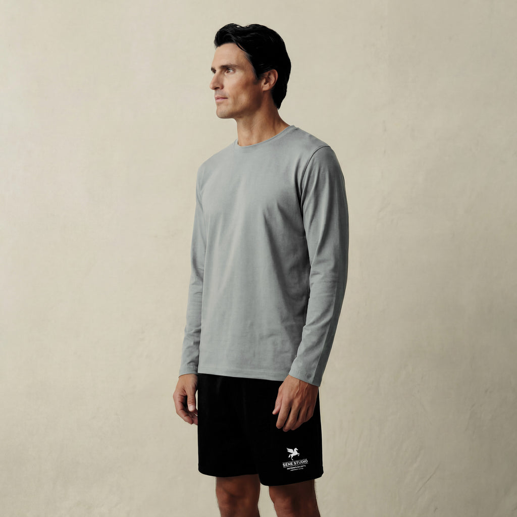 Tags:(6’2" - 180 lbs|Large) Custom t-shirt tee model Kive in Glacier