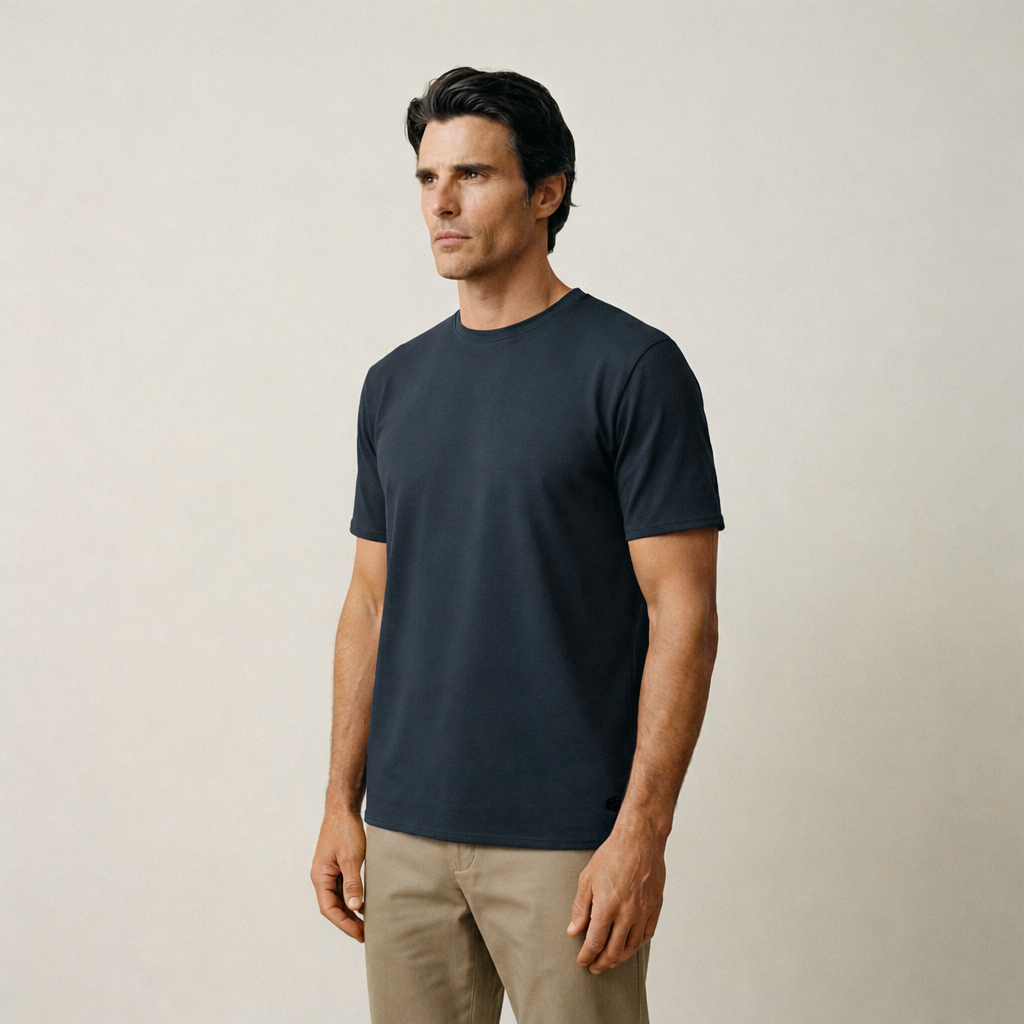 Tags:(6’2" - 180 lbs|Large) Custom t-shirt tee model Kive in Midnight