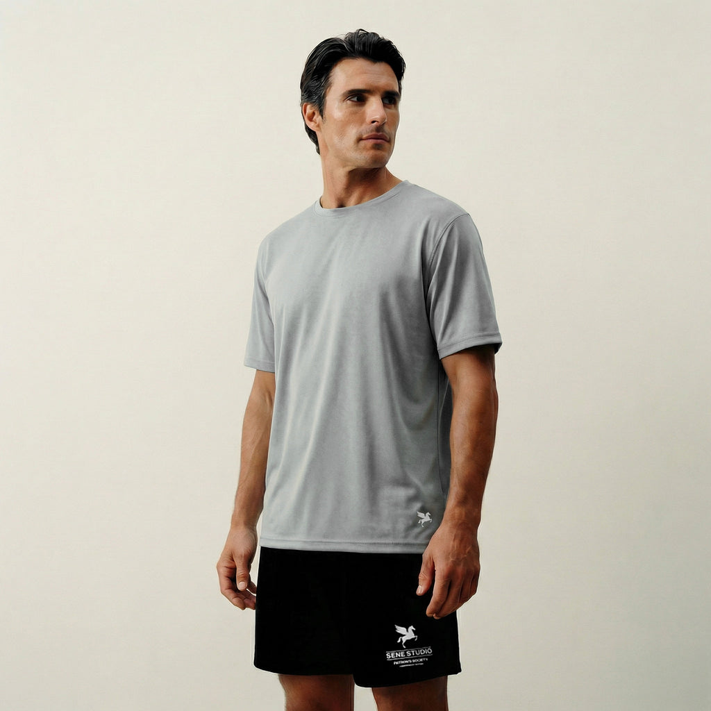 Tags:(6’2" - 180 lbs|Large) Custom t-shirt tee model Kive in Glacier