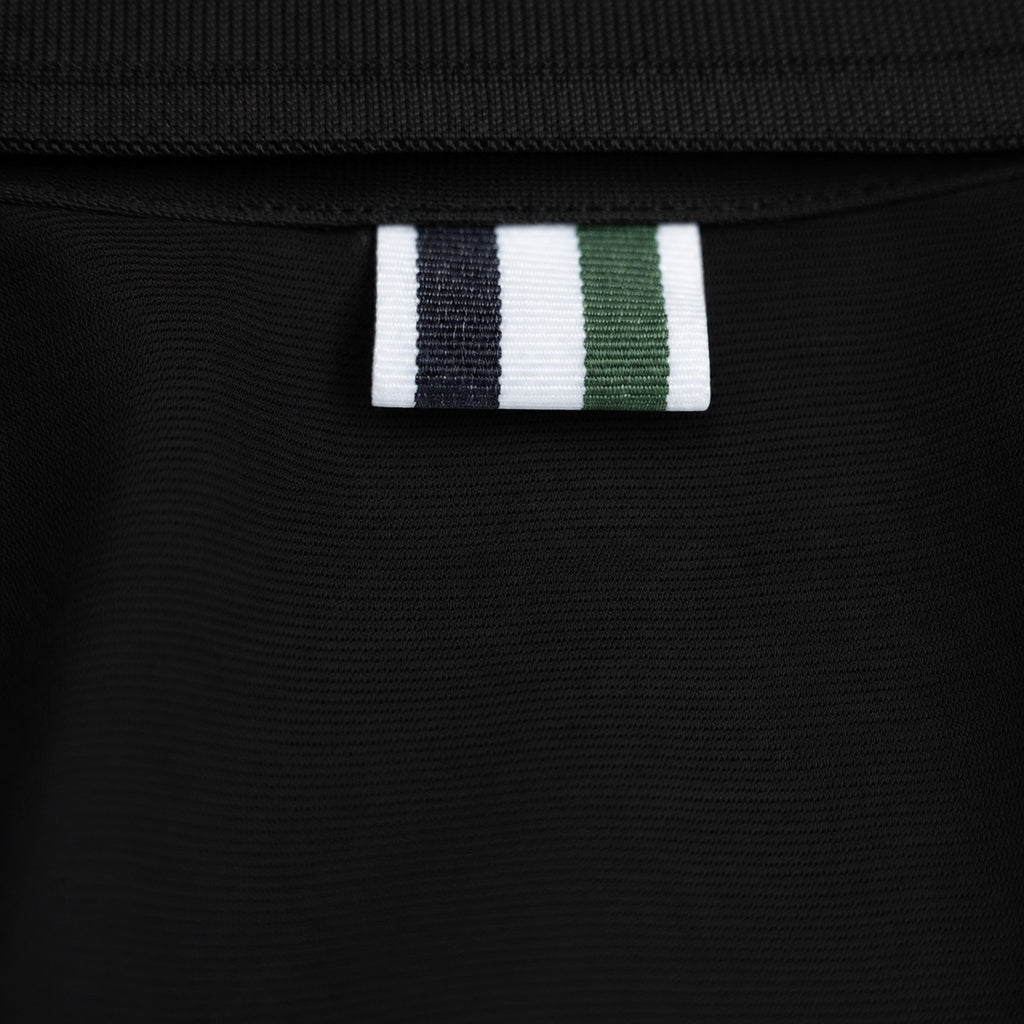 Aero Performance Long Sleeve Polo model Matteo in Black