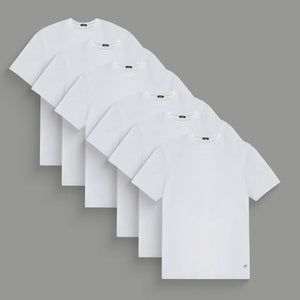 Cumulus All-White Crew 6-Pack