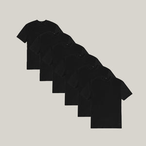 Cumulus All-Black Crew 6-Pack