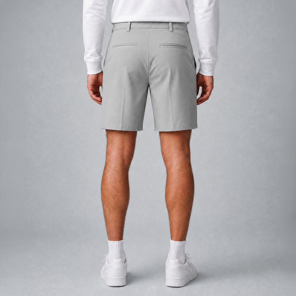 Custom shorts model Matteo in Light Gray