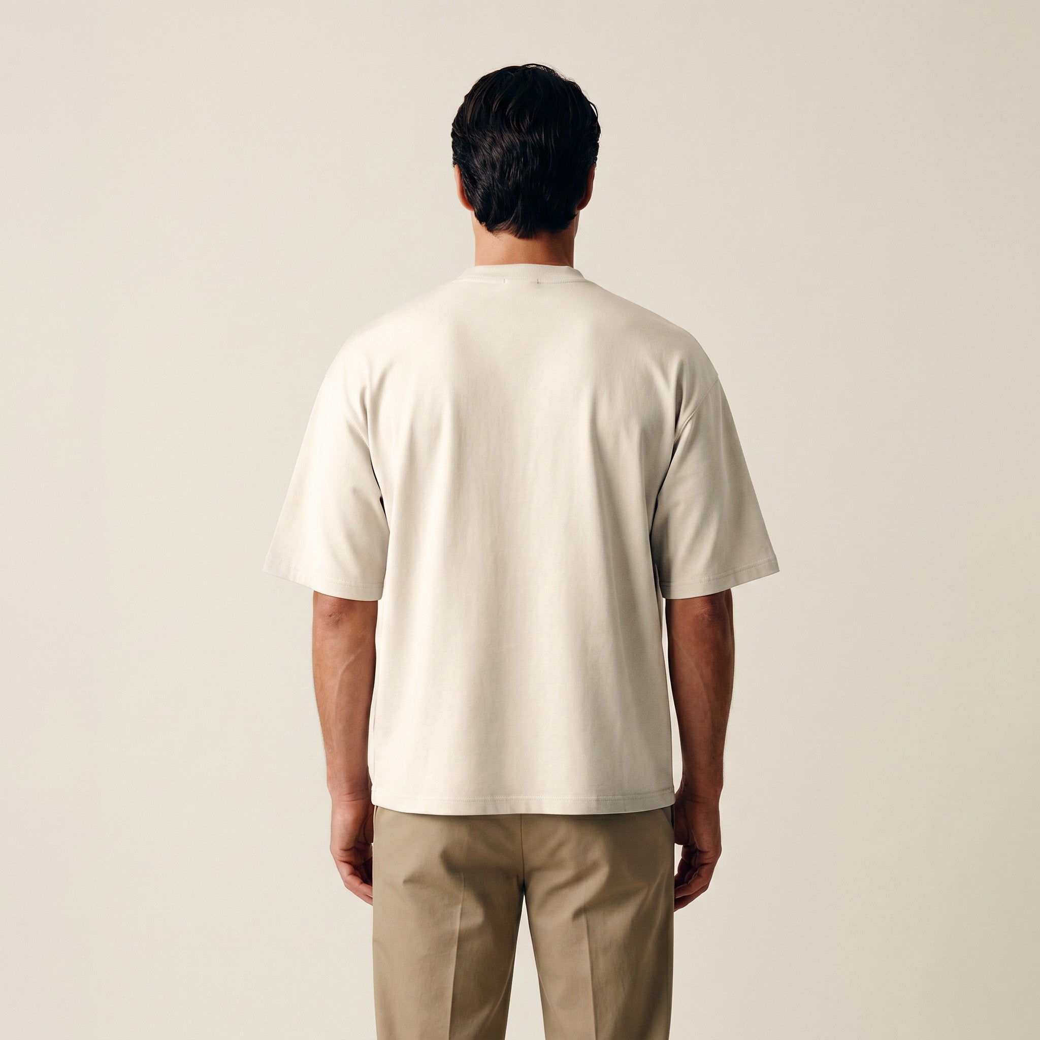 Tags:(Large | 6’2 - 180) Custom t-shirt tee model Kive in Bone