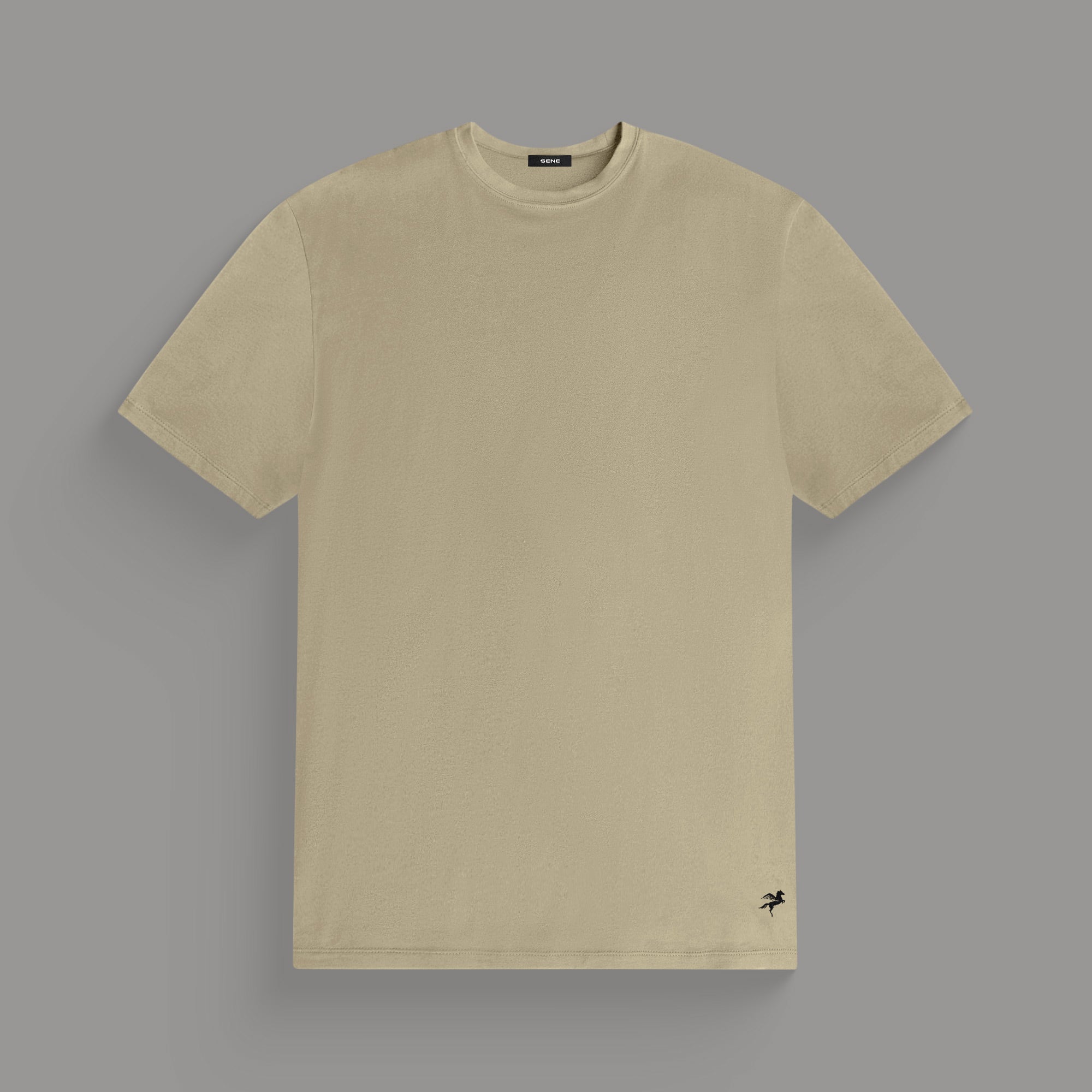 Tags:(Tailored|Standard) custom crew neck t-shirt los angeles model John in Sand