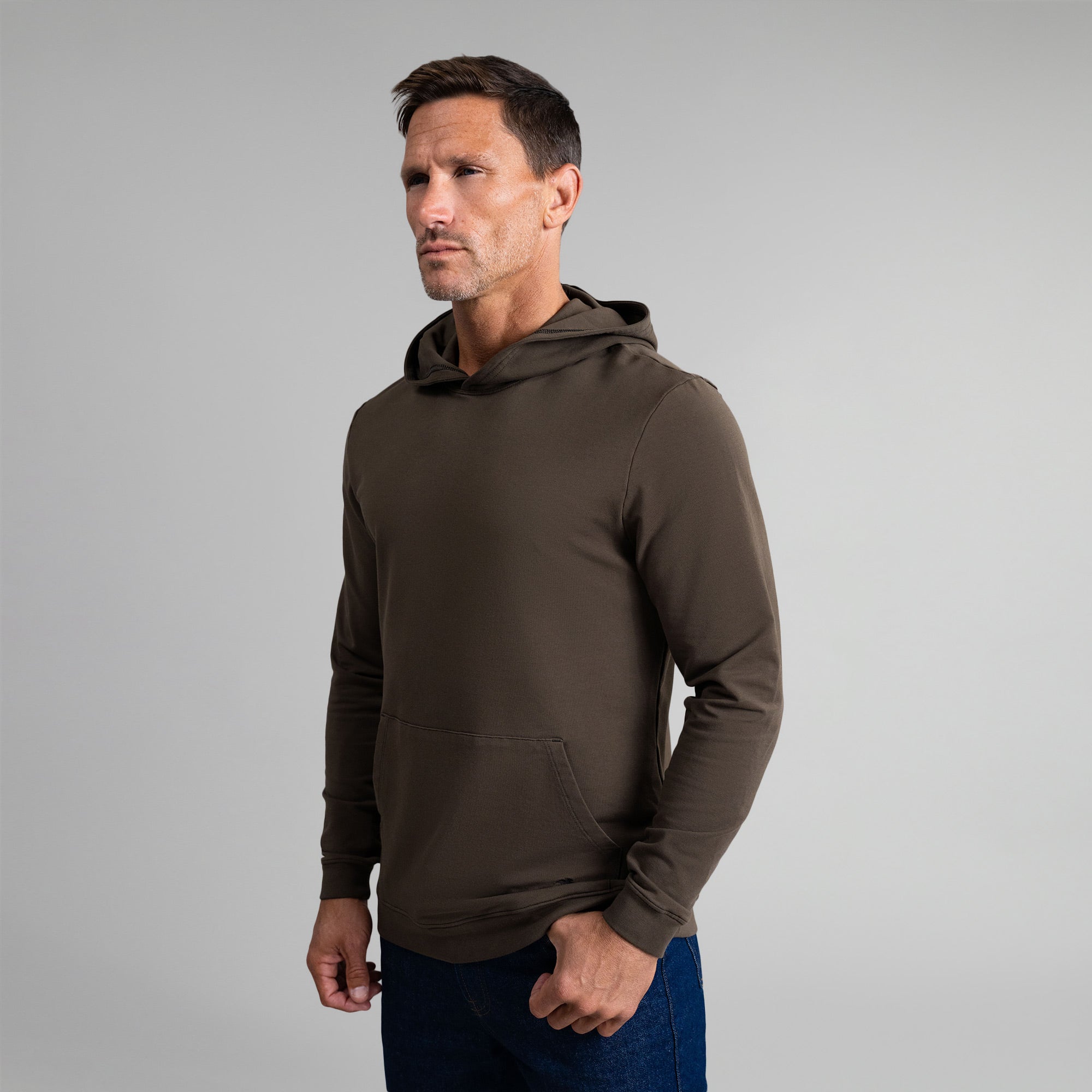 Tags:(6'0" - 180 lbs|Large) custom hoodie model Tyler in Umber