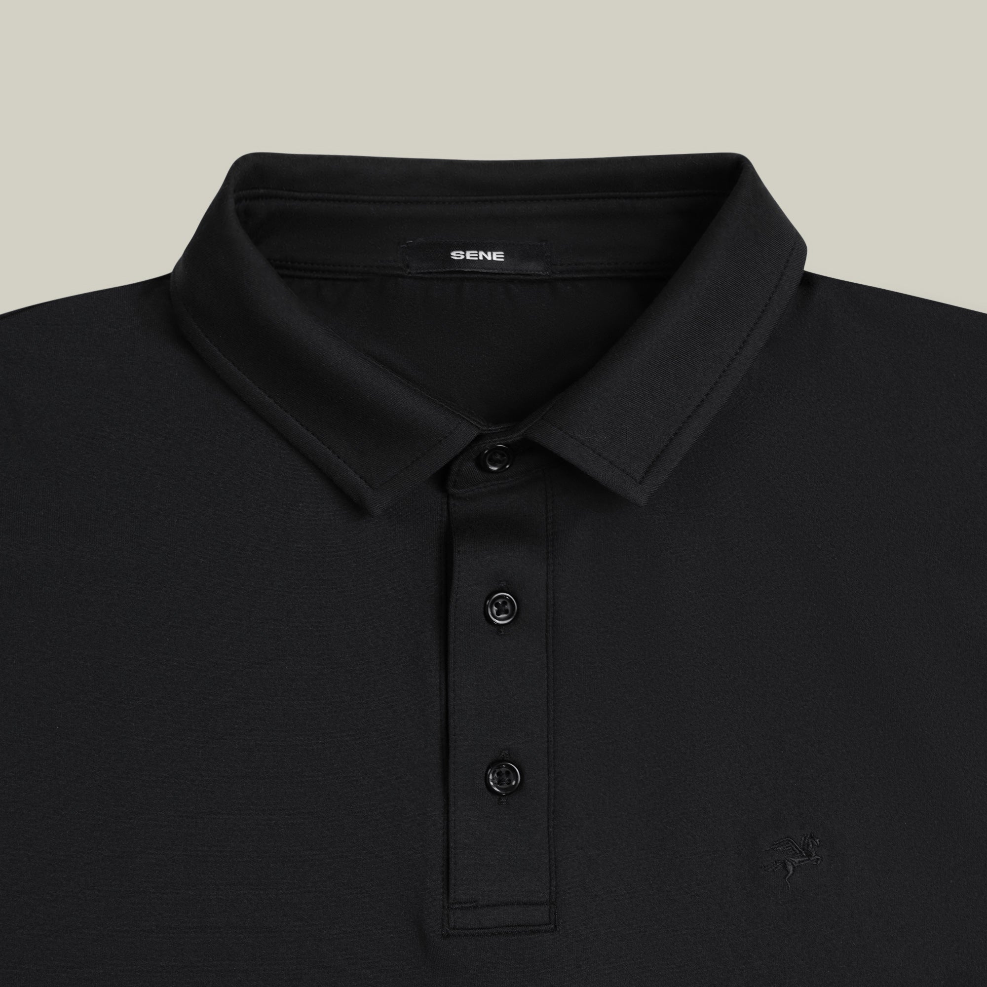 CoolTech Emblem Polo - Black