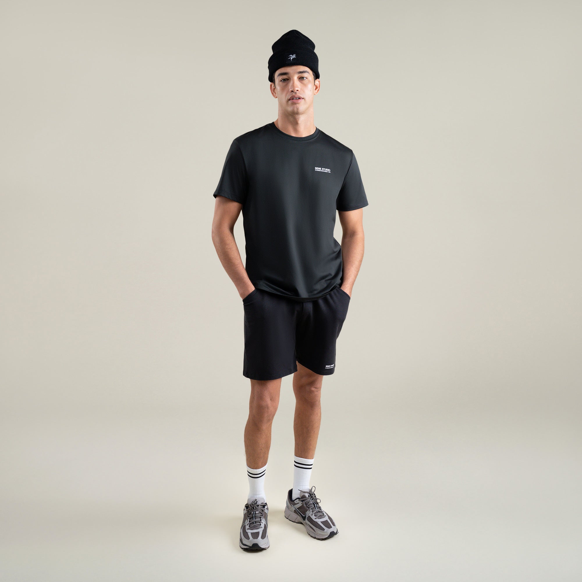 Tags:(Large | 6'1" - 165) Custom t-shirt tee model Jessey in Black