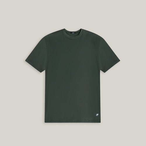 Tags:(6'0" - 180 lbs|Large) custom t-shirt tee model Tyler in Moss