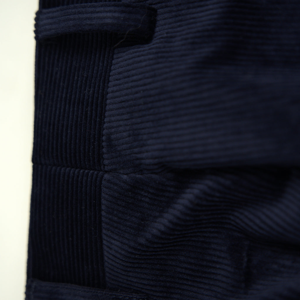 Ford Corduroy Straight Trousers model Tyler in Inkwell