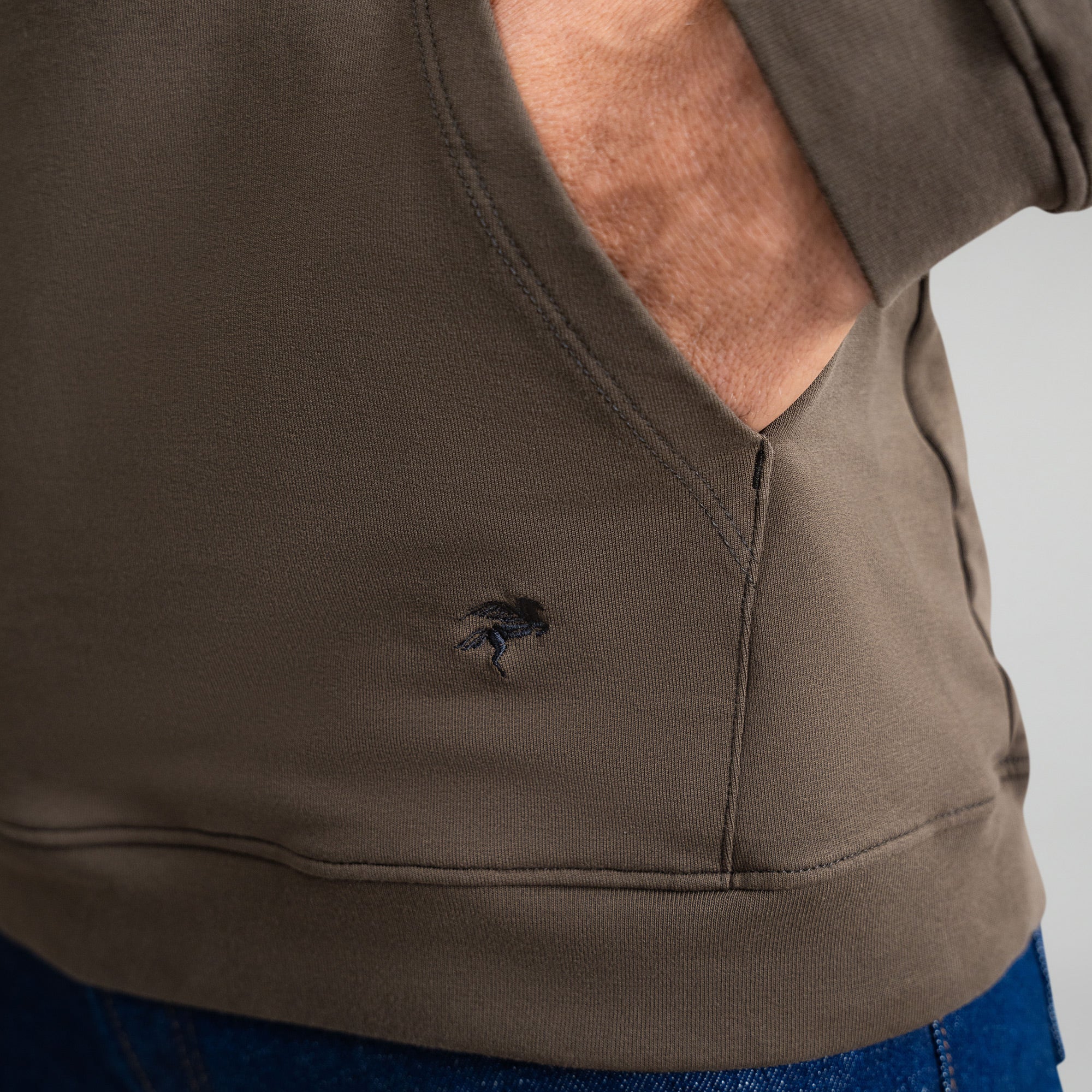 Tags:(6'0" - 180 lbs|Large) custom hoodie model Tyler in Umber