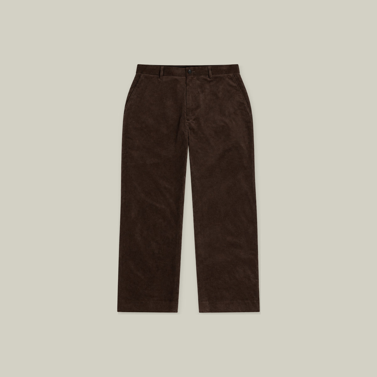 Ford Corduroy Straight Trousers model Tyler in Mahogany