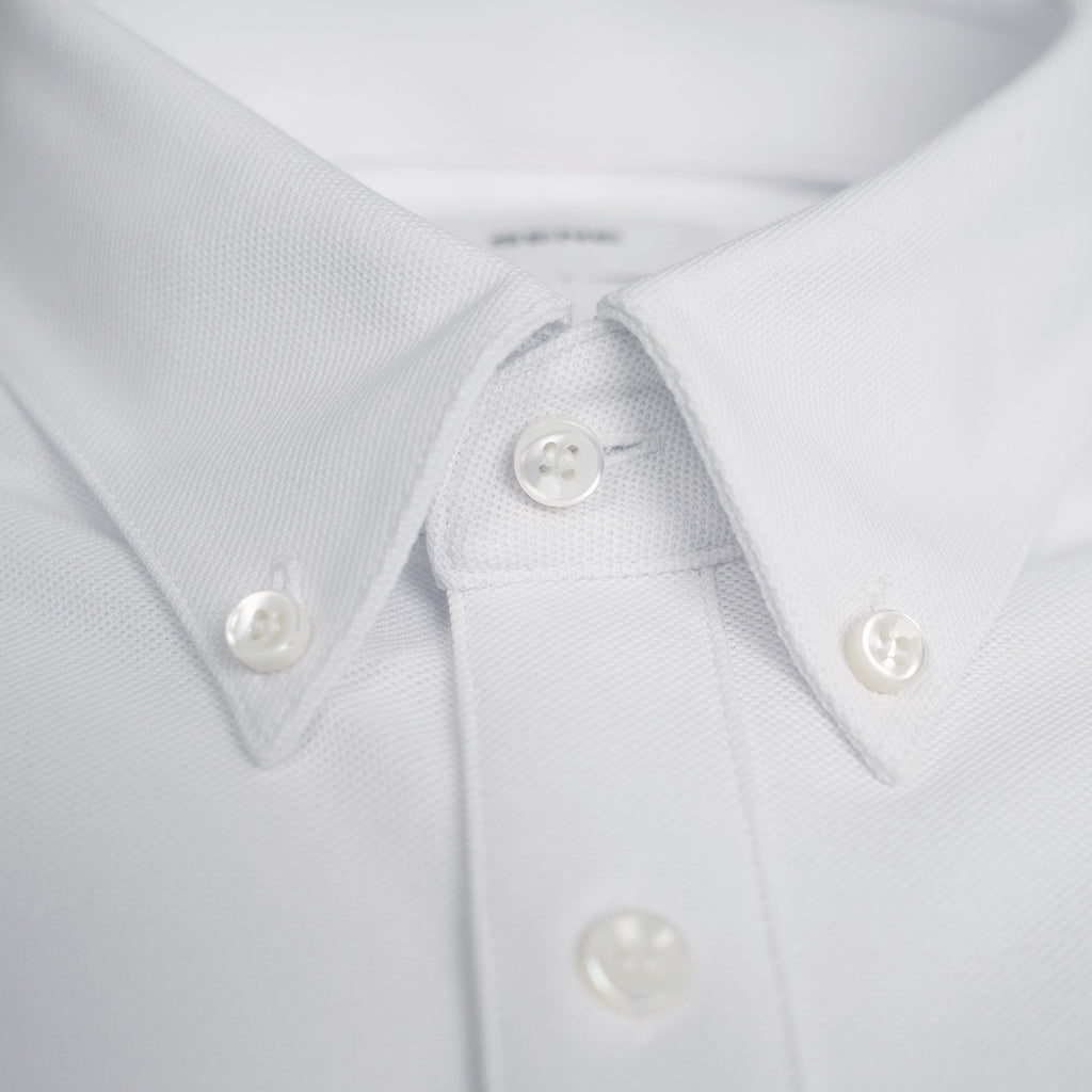 Custom Bespoke Tailored Mercer Shirt model Guillermo in White
