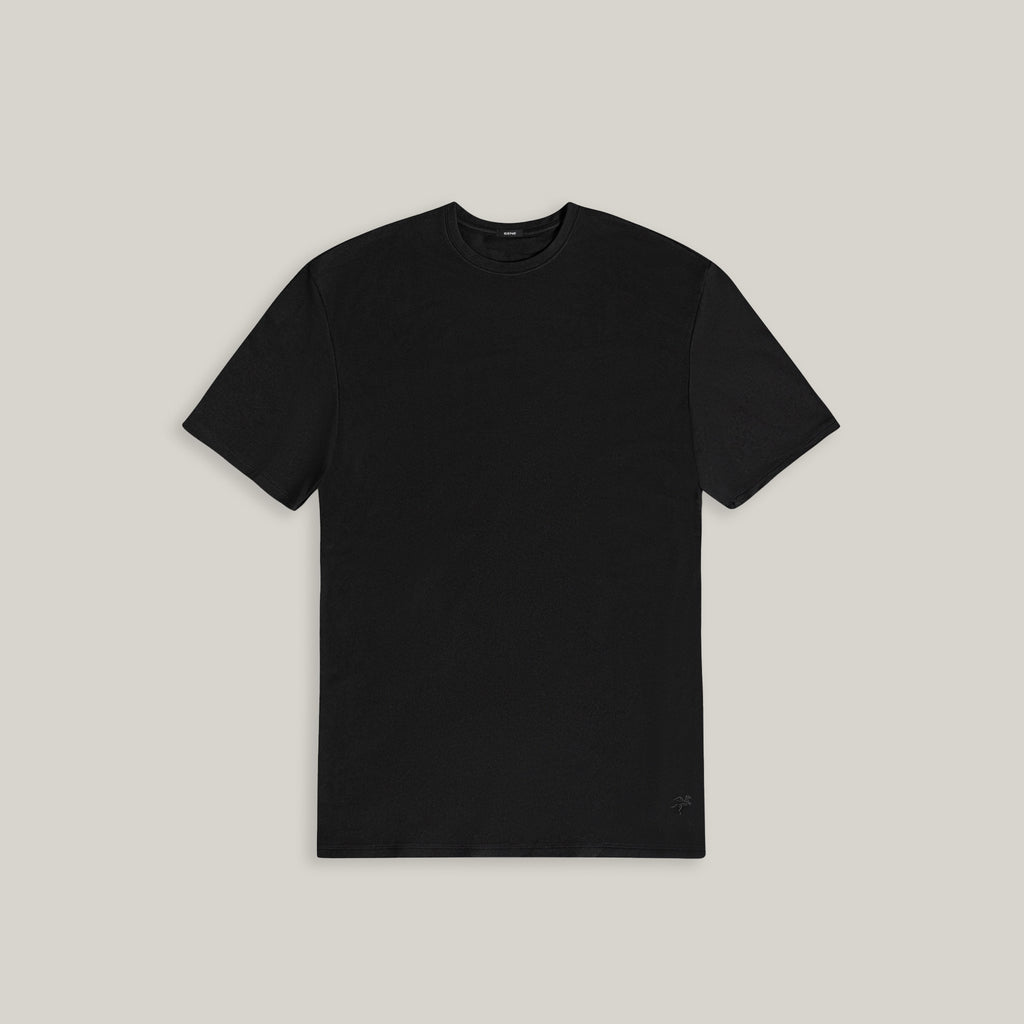 Tags:(6'0" - 180 lbs|Large) custom t-shirt tee model Tyler in Black