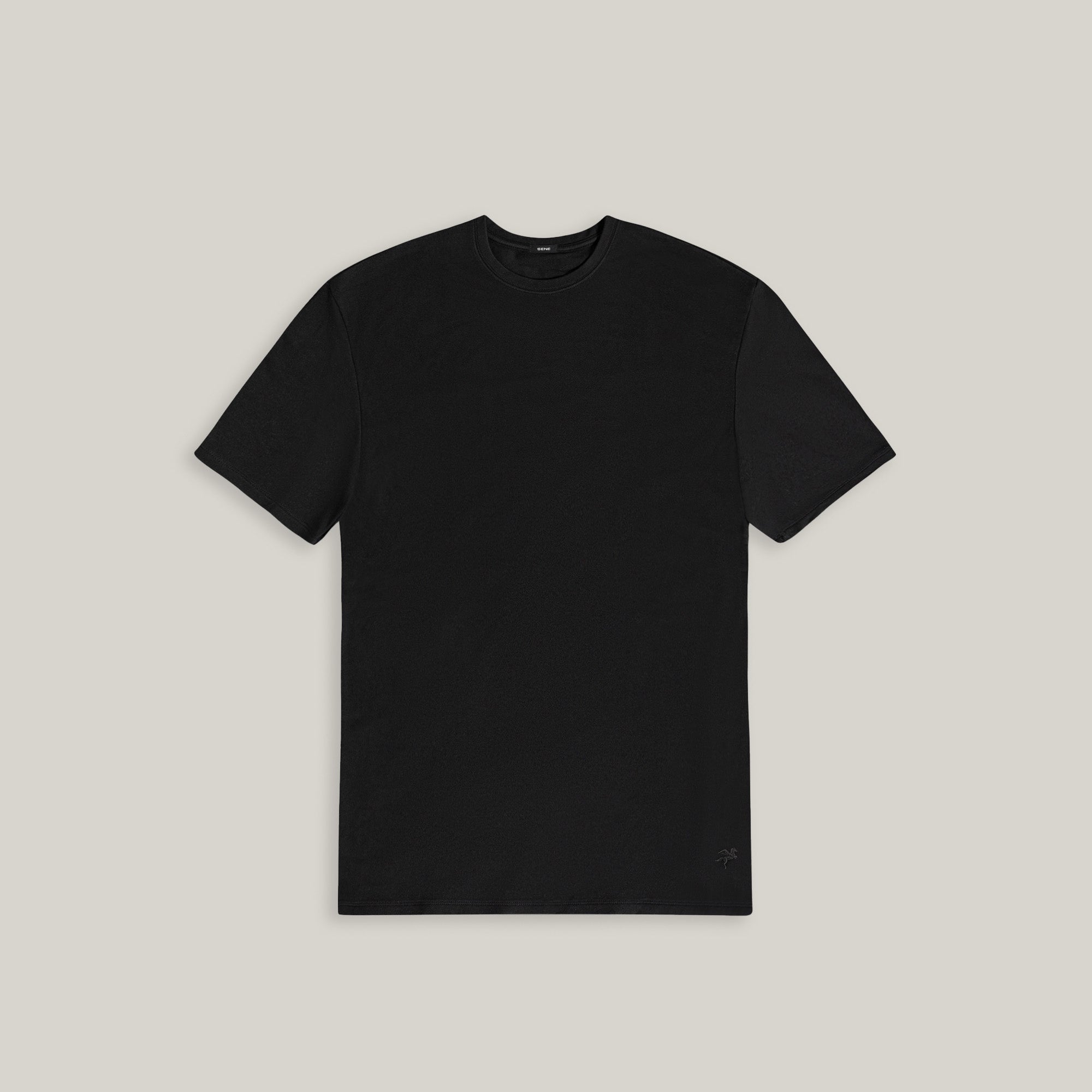 Tags:(6'0" - 180 lbs|Large) custom t-shirt tee model Tyler in Black