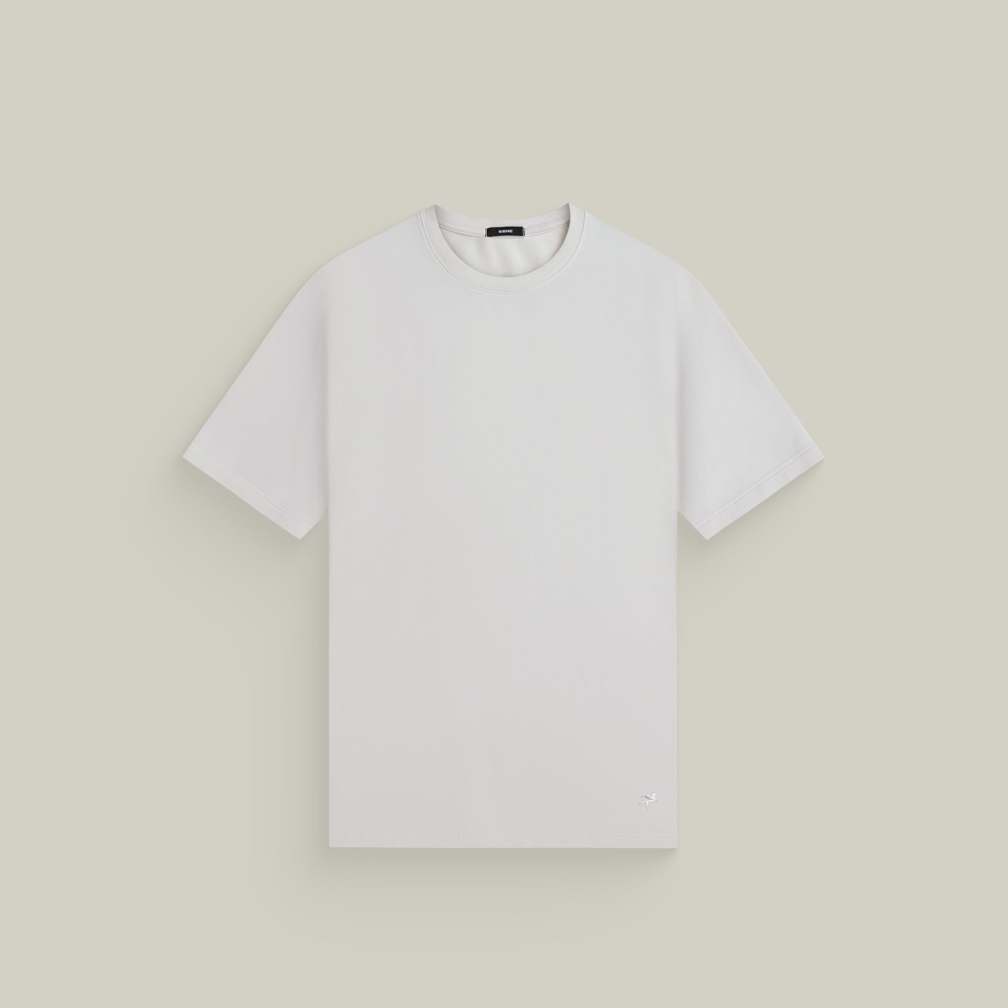 Custom t-shirt tee model Jessey in Bone