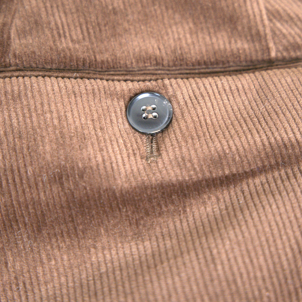 Ford Corduroy Straight Trousers model Tyler in Mahogany