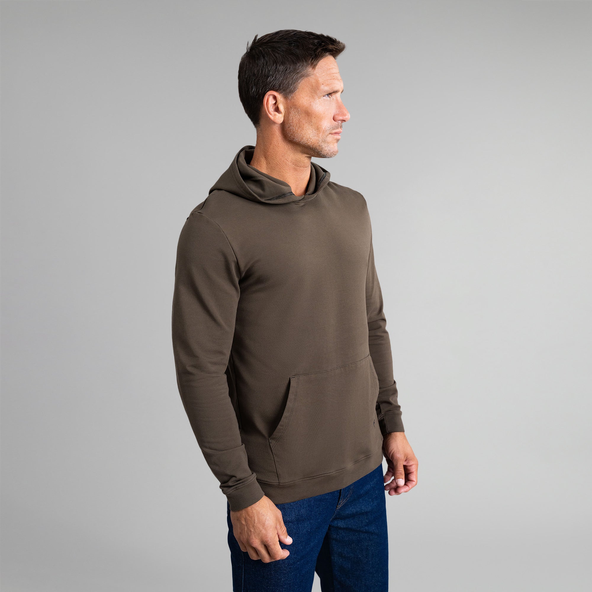 Tags:(6'0" - 180 lbs|Large) custom hoodie model Tyler in Umber