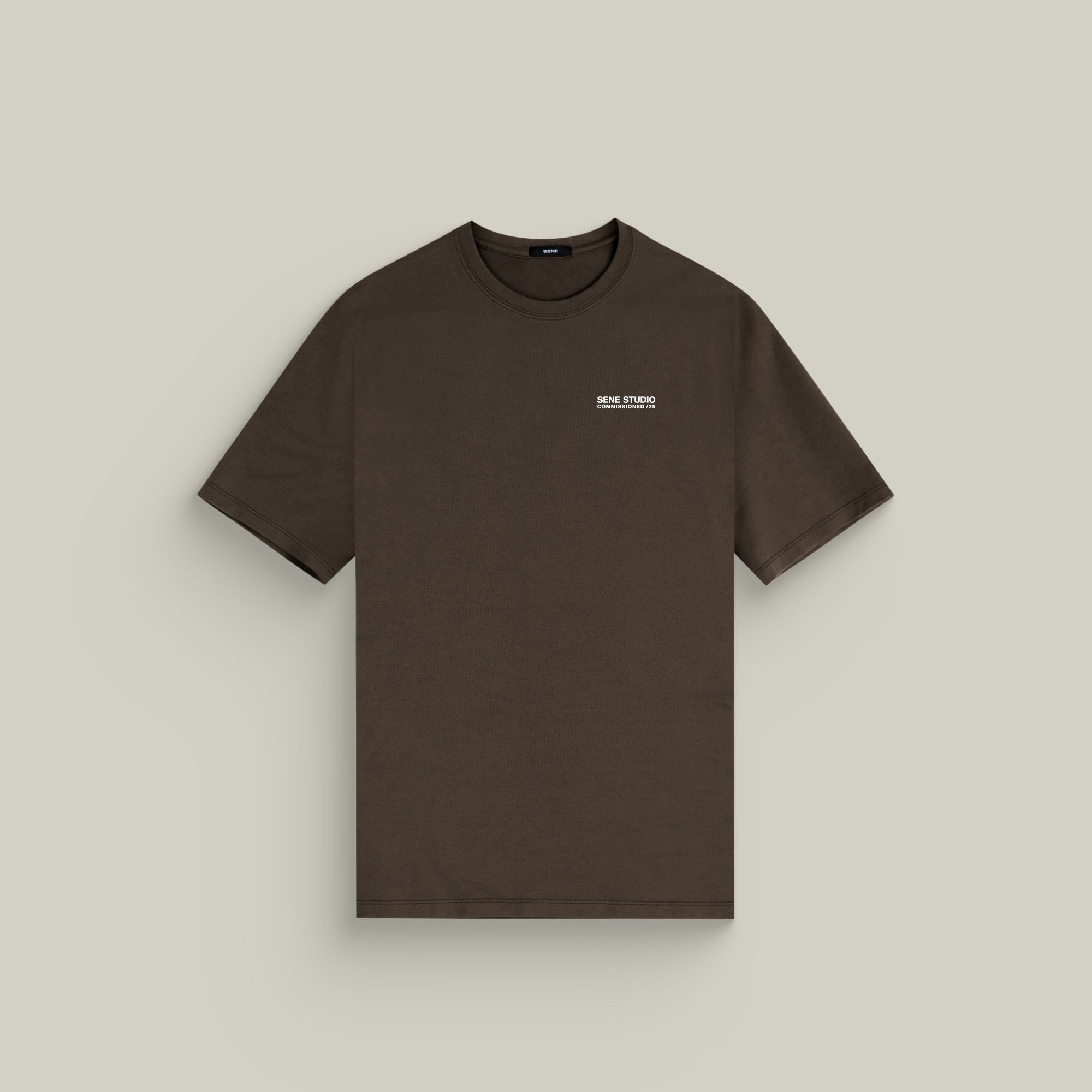 Tags:(6'0" - 180 lbs) custom t-shirt tee model Tyler in Umber