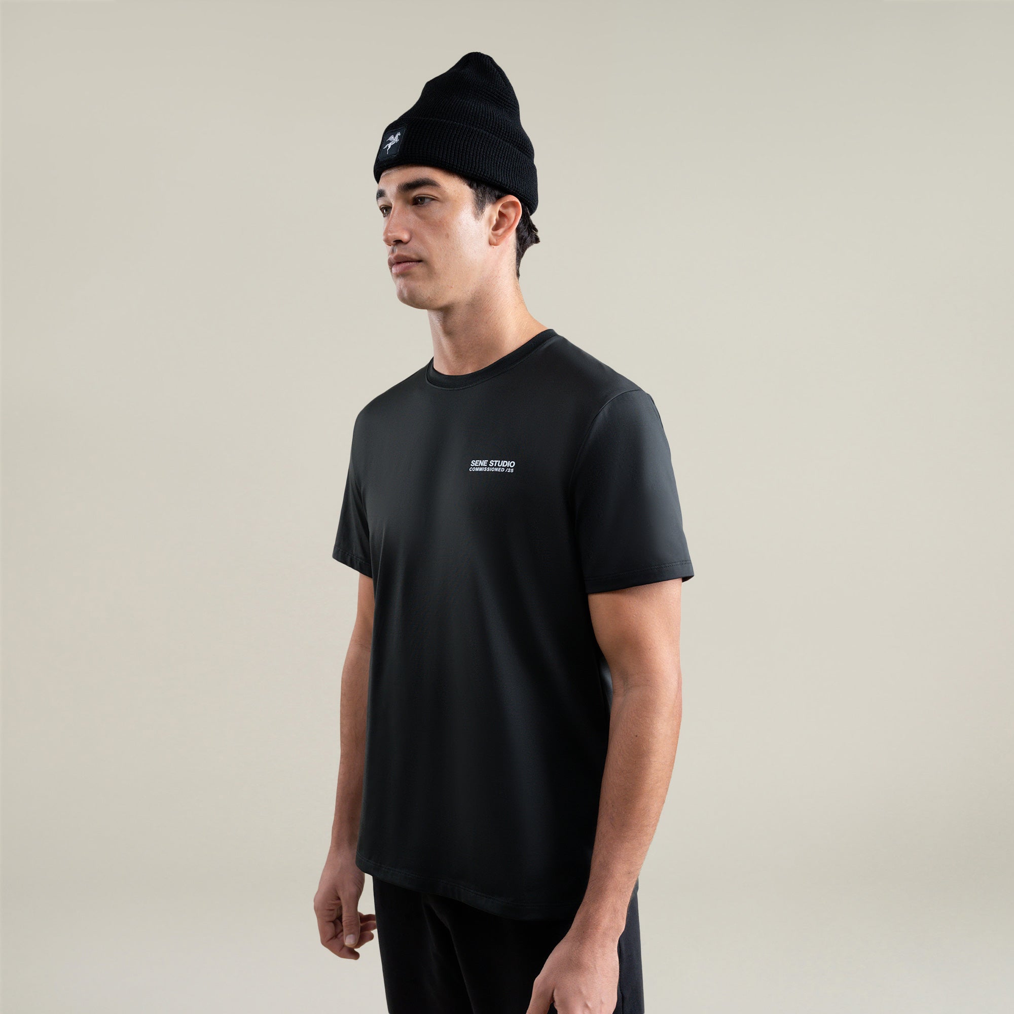 Tags:(Large | 6'1" - 165) Custom t-shirt tee model Jessey in Black