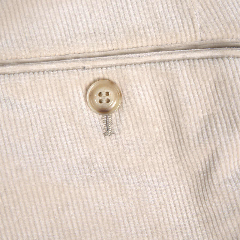 Ford Corduroy Straight Trousers model Tyler in Limestone