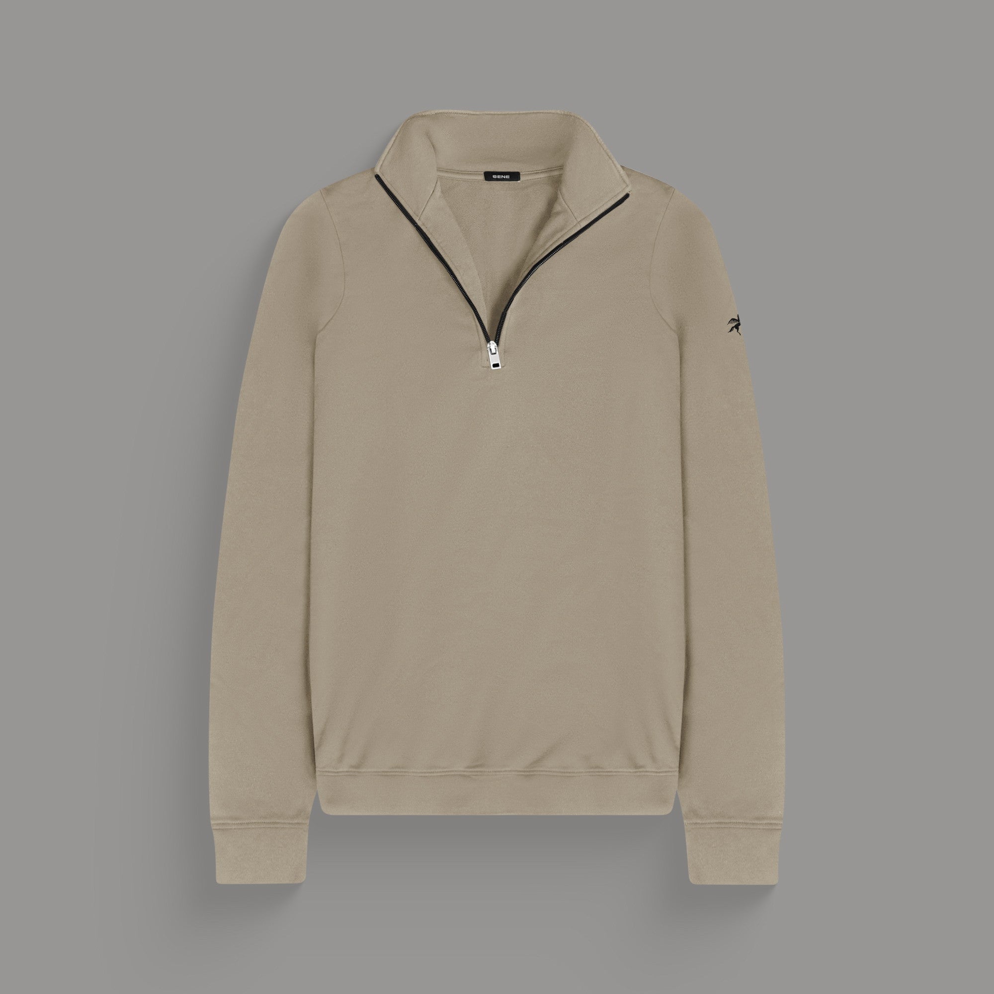 Tags:(6'0" - 180 lbs|Medium) custom t-shirt tee model Tyler in Sand