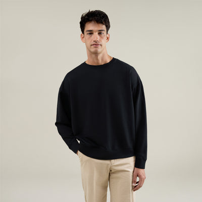 Cumulus Drop Pullover - Black