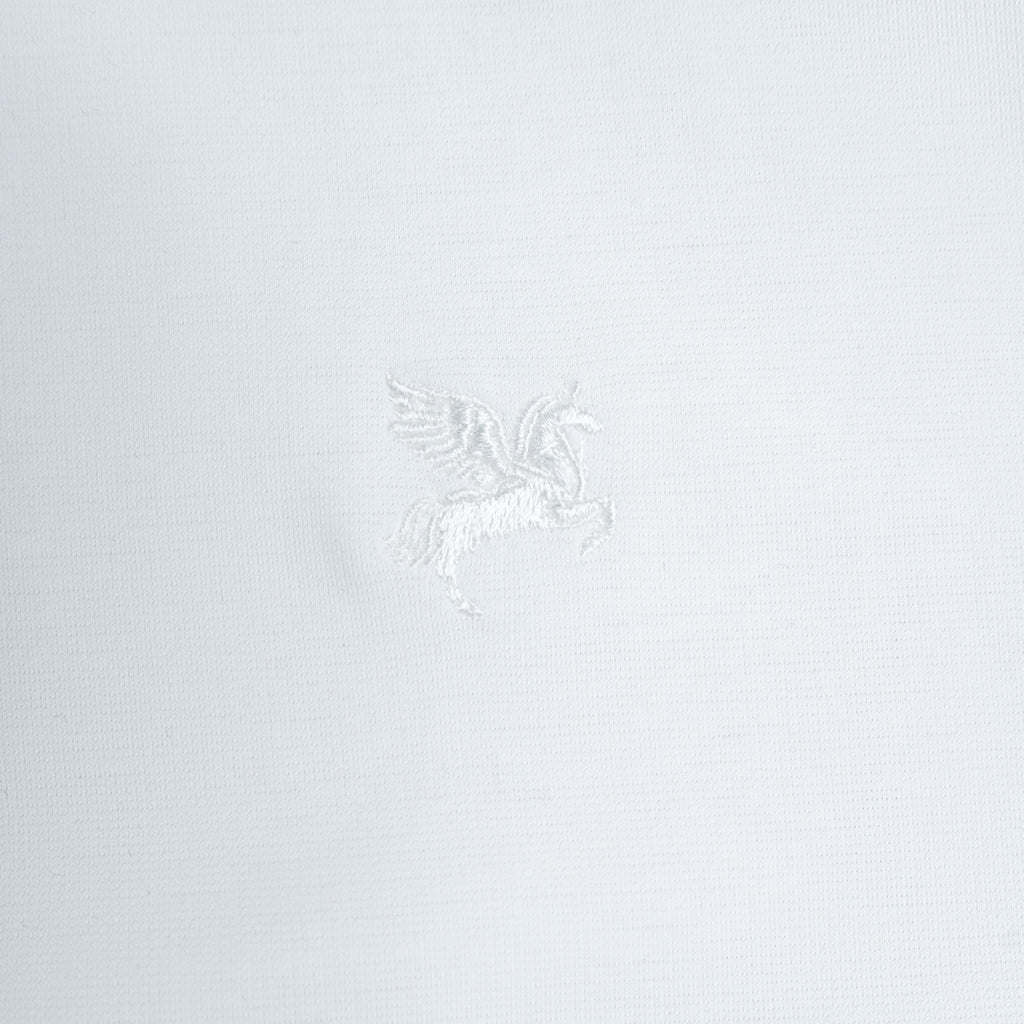 Aero Performance Long Sleeve Polo model Matteo in White