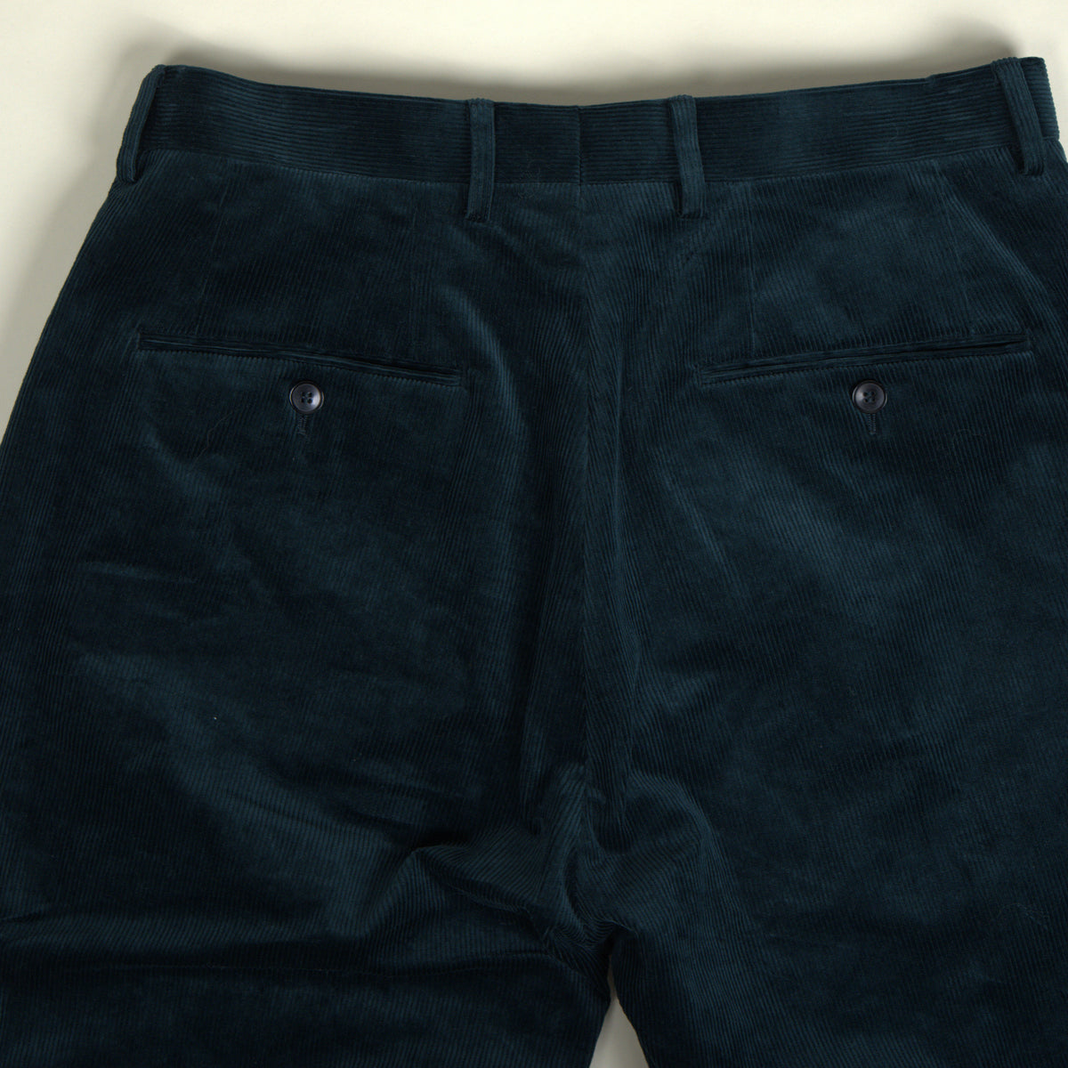 Ford Corduroy Straight Trousers model Tyler in Mallard