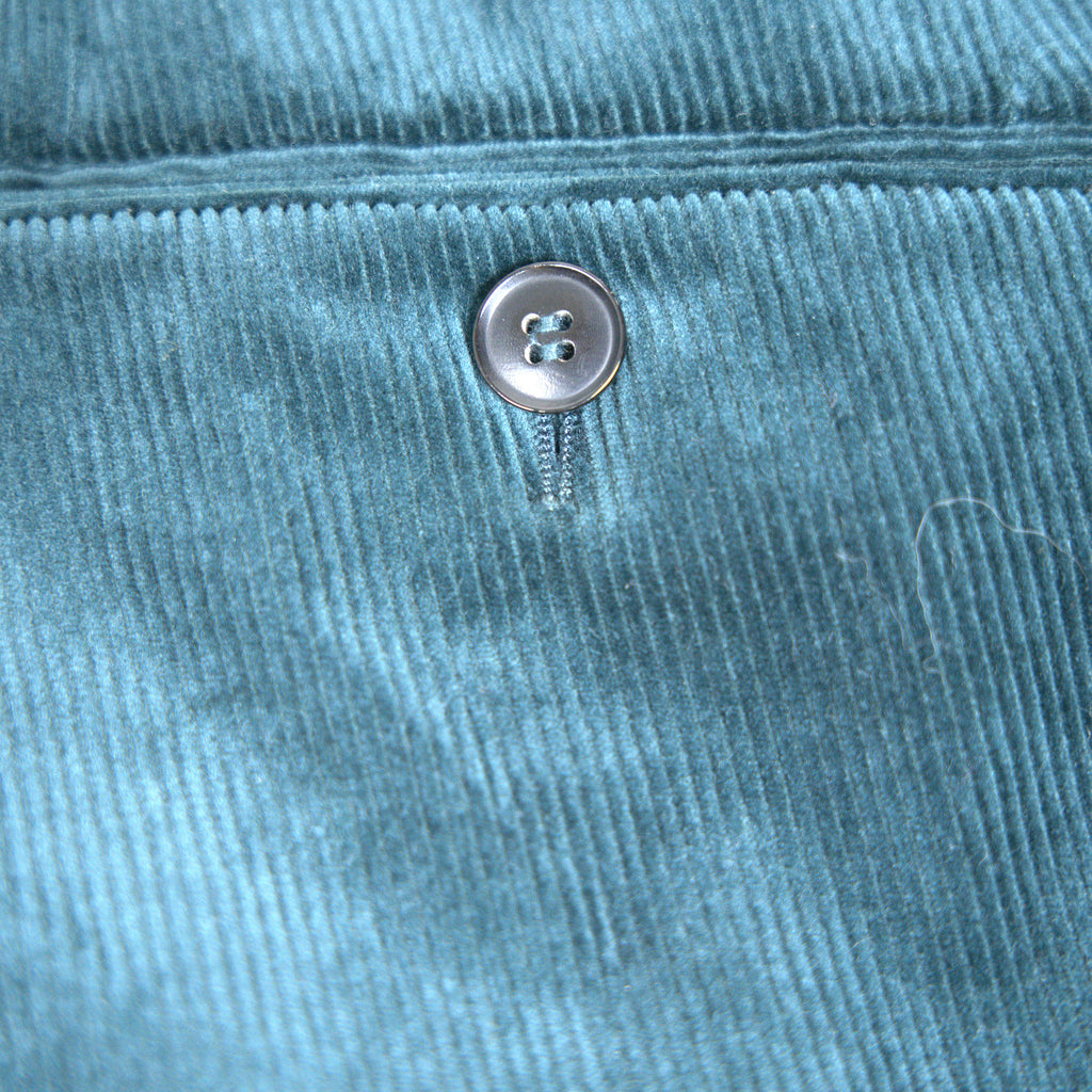 Ford Corduroy Straight Trousers model Tyler in Mallard