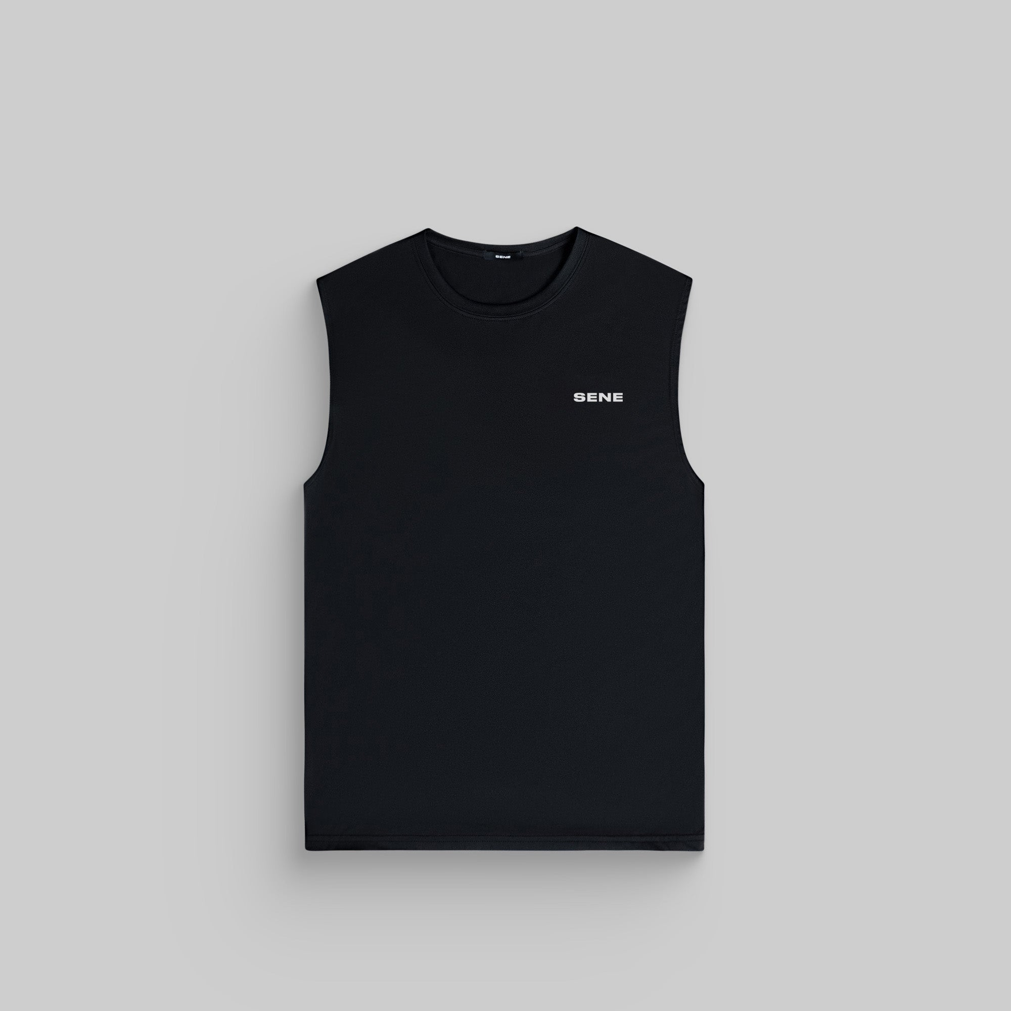CoolTech Tank Top model Matteo in Black