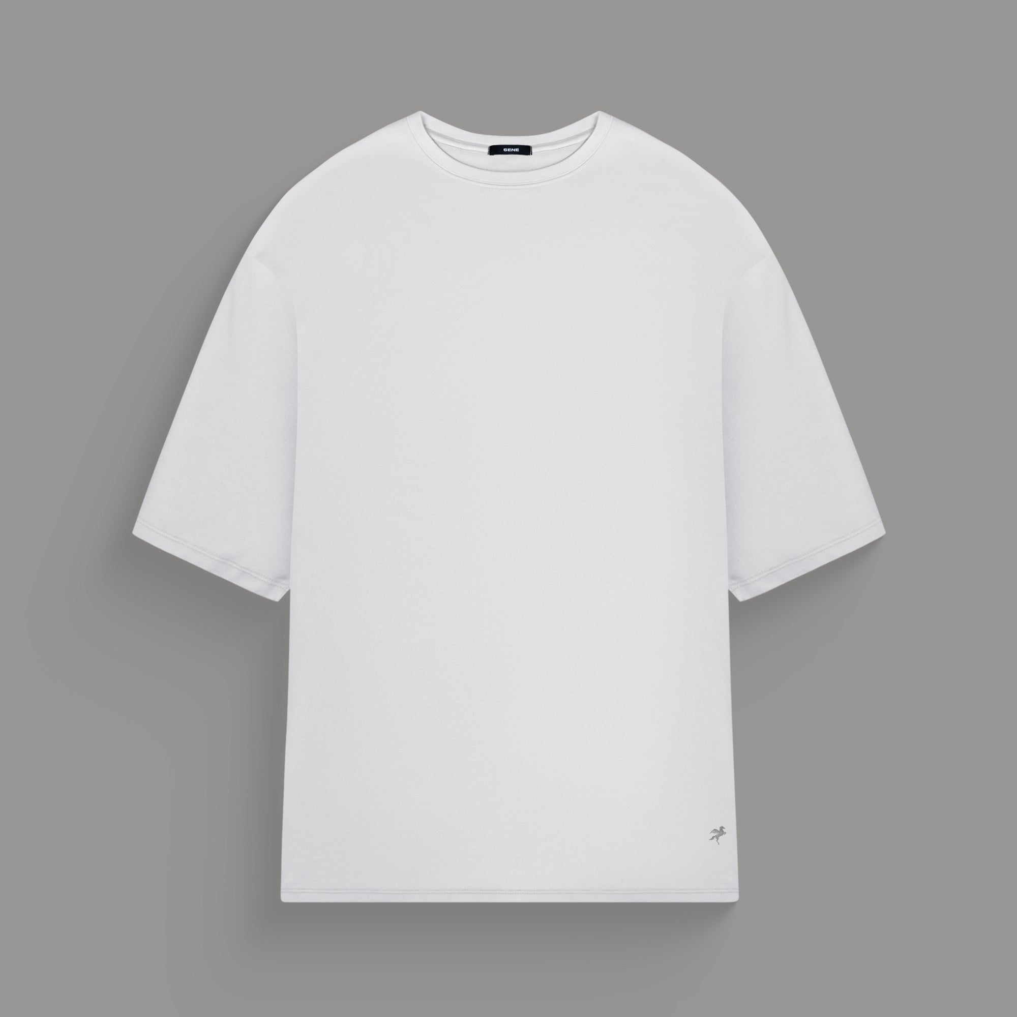 Tags:(6'0" - 180 lbs) custom t-shirt tee model Tyler in White