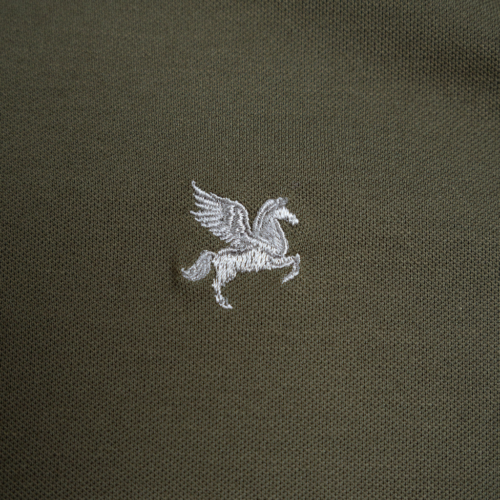 Stretch Pique Polo model Chad in Olive